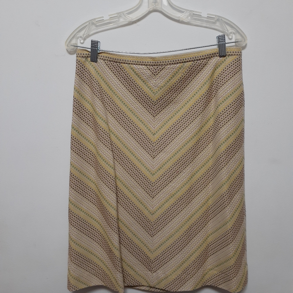 BCBGMaxAzria Multicolor Woven Tweed Skirt Suit Set - Picture 5 of 9